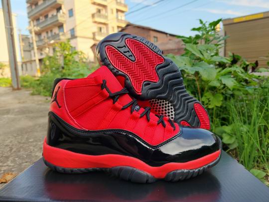 Air Jordan 11 Red Black Men's Basketball Shoes-76